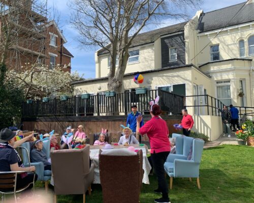 Outdoor Easter party