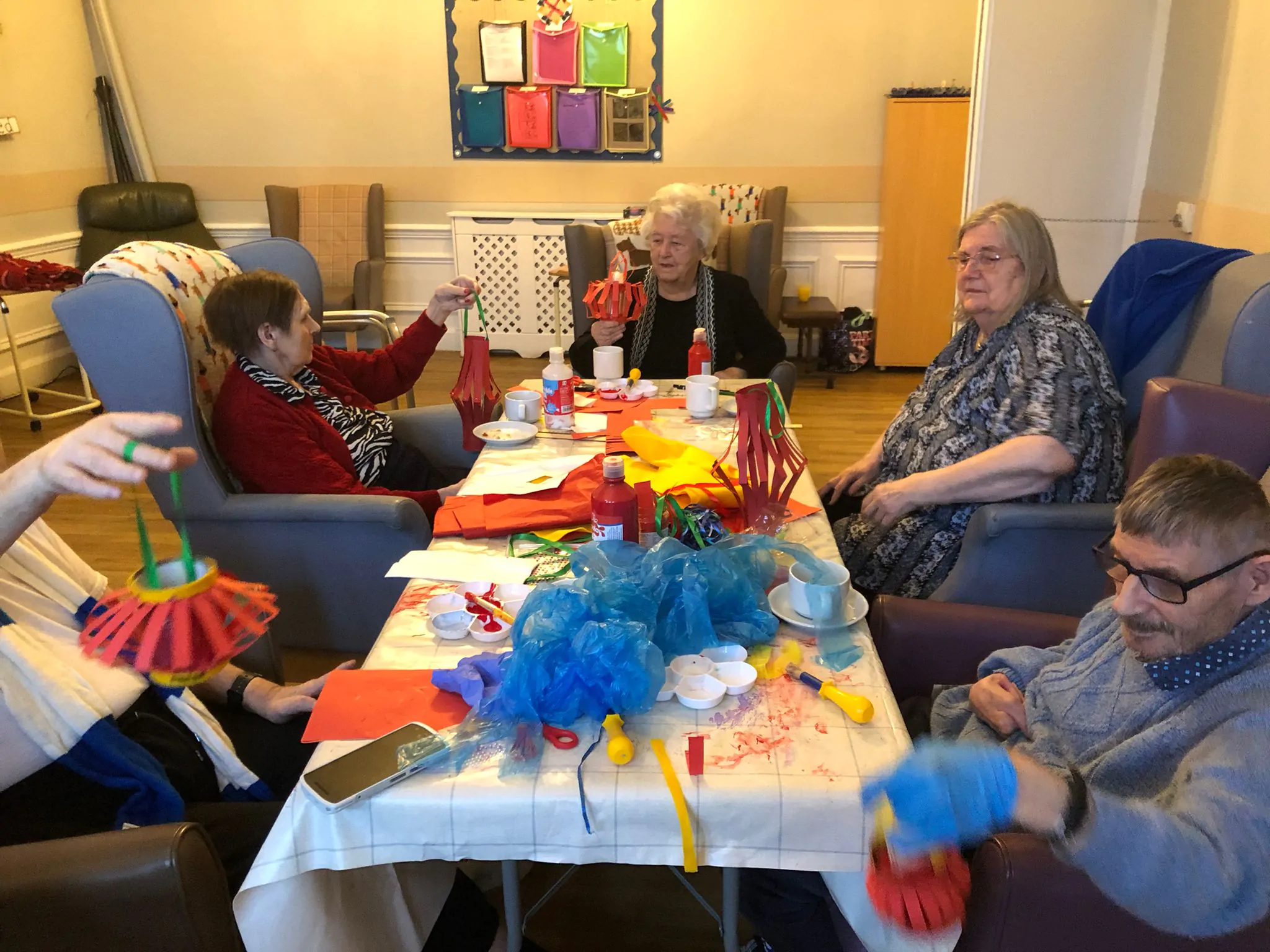 Arts and crafts session