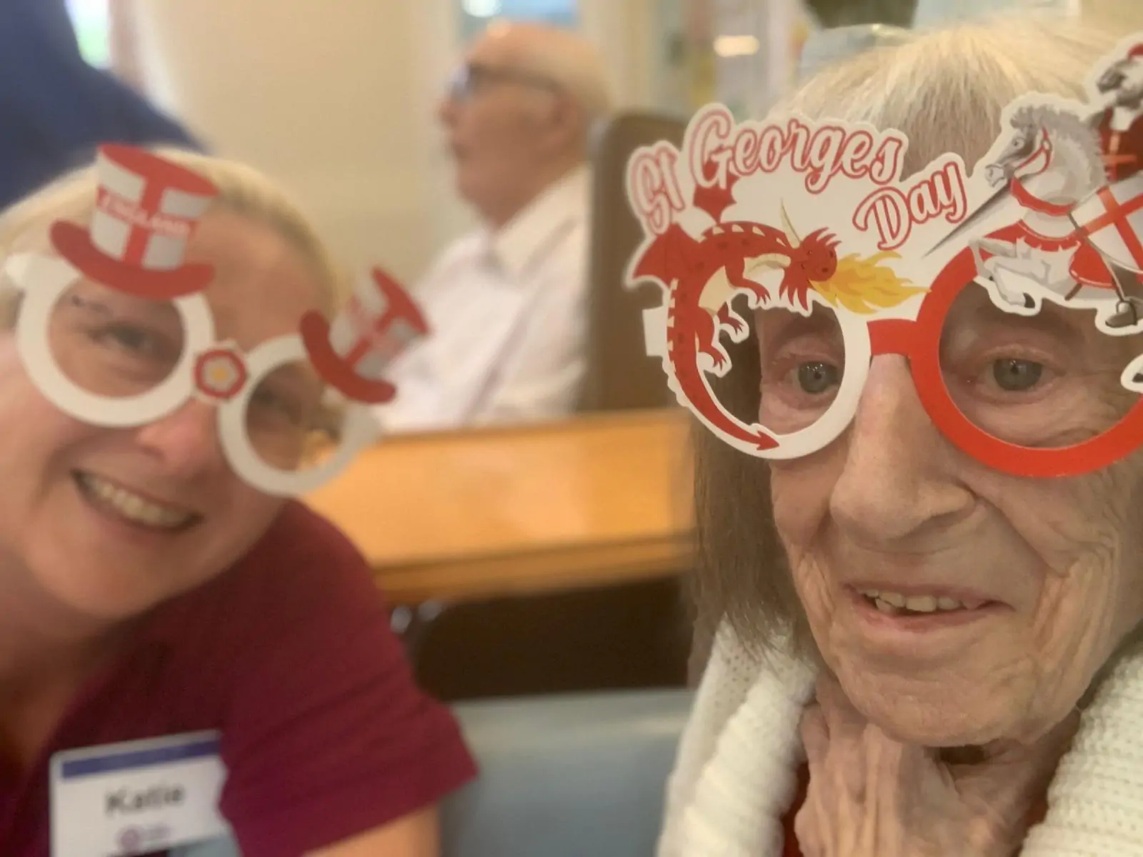 Residents celebrating St George's Day