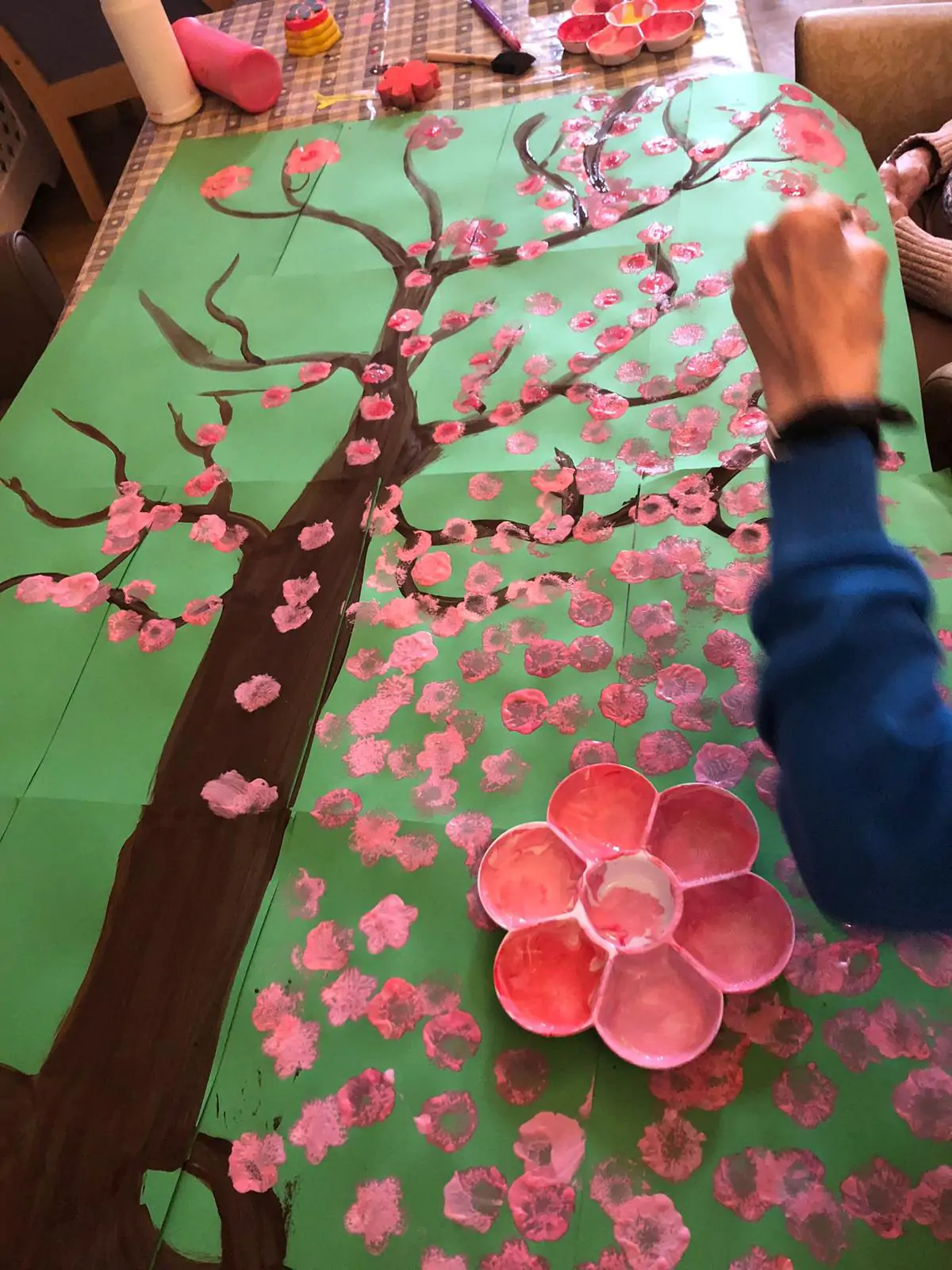 Cherry blossom painting