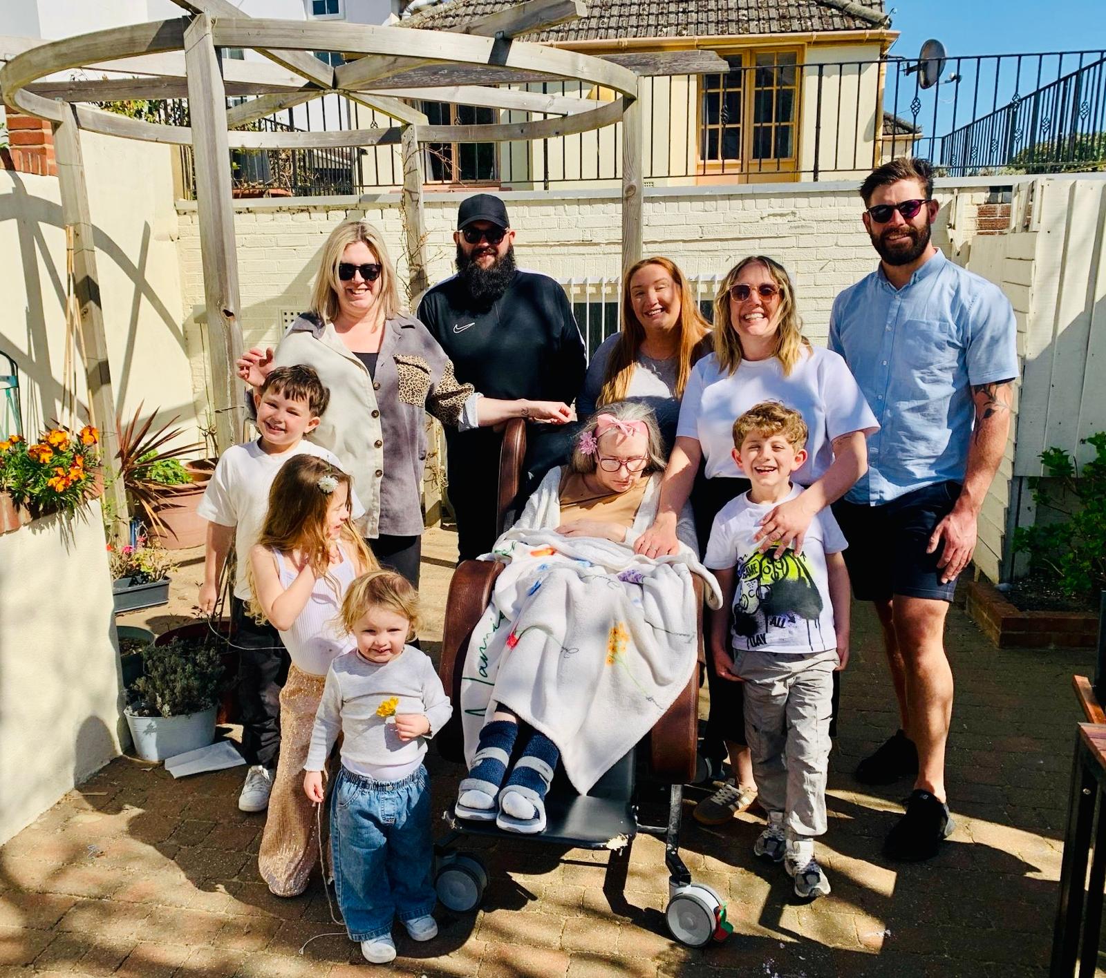 Family visits for Mother's Day