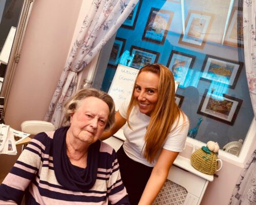 Residents enjoy the experience of visiting the purpose-built salon.