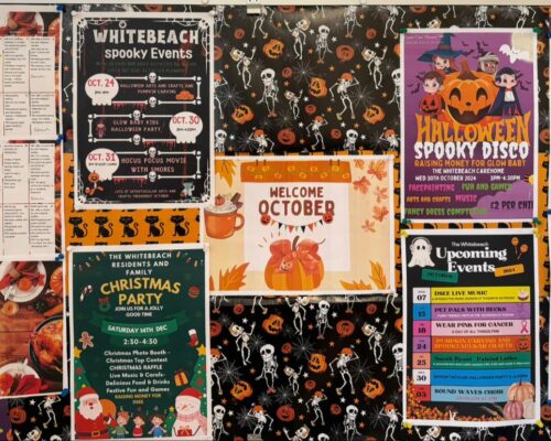 October bulletin board