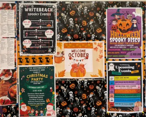 October bulletin board