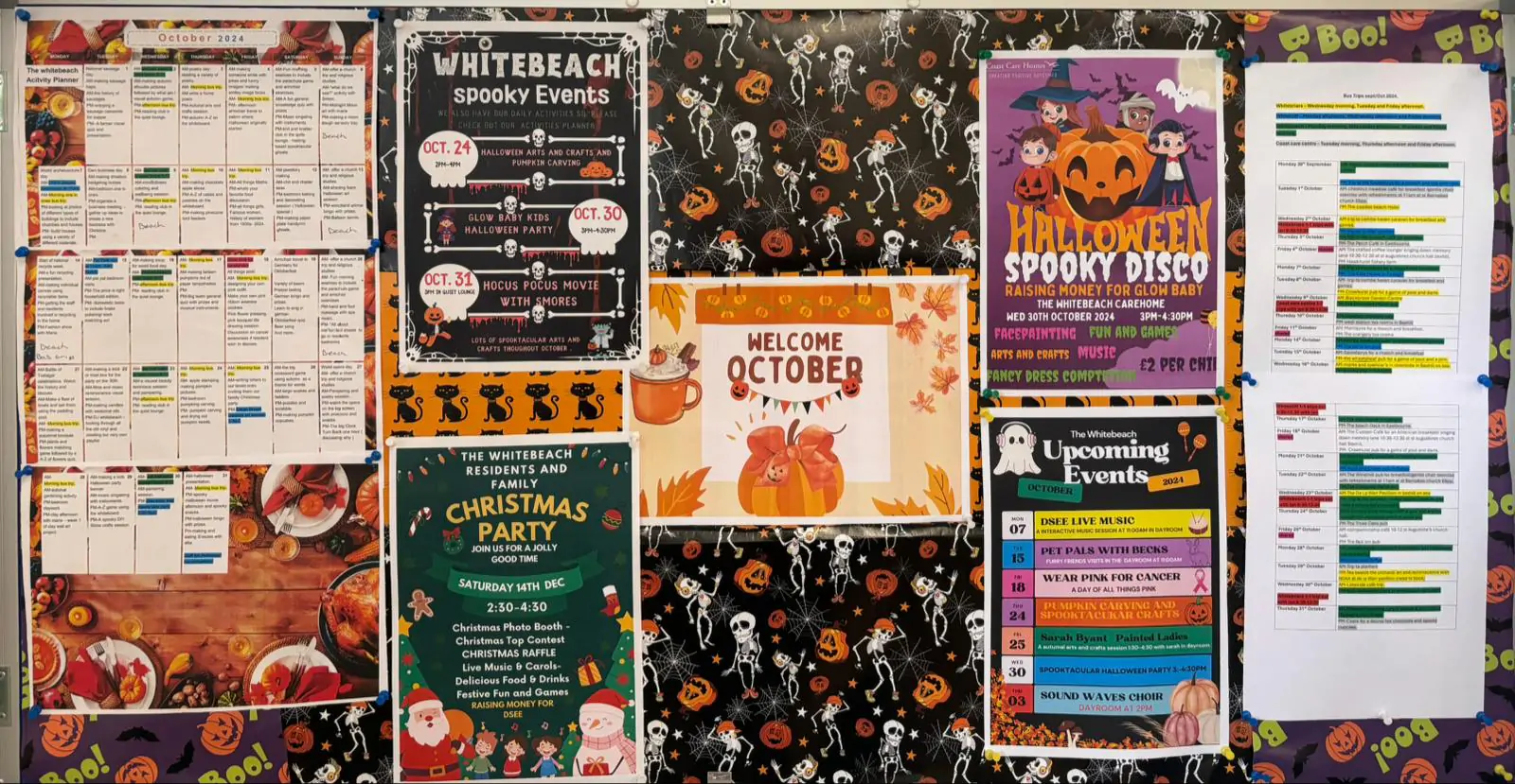 October bulletin board