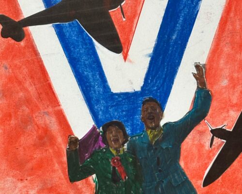 VE day poster