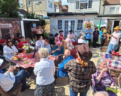 Coast Care's outdoor country and western themed summer party